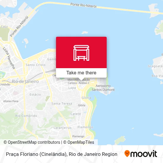 Praça Floriano (Cinelândia) map