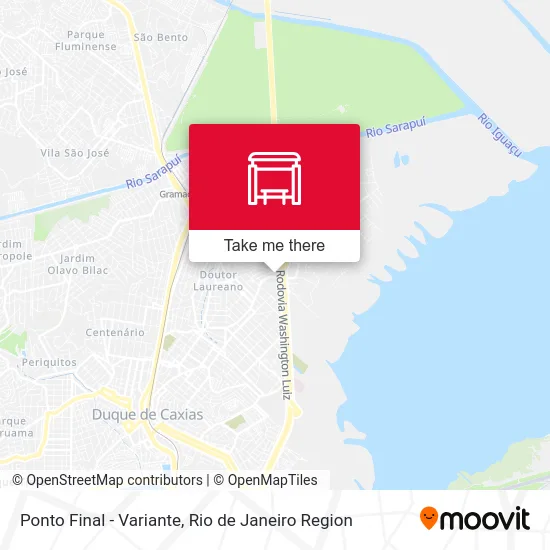 Ponto Final - Variante map