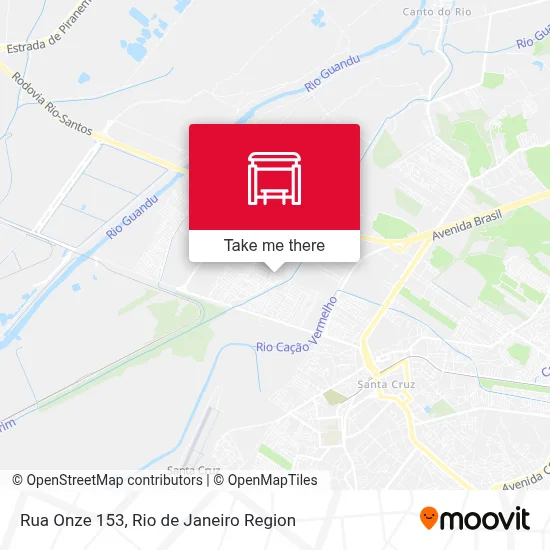 Rua Onze 153 map