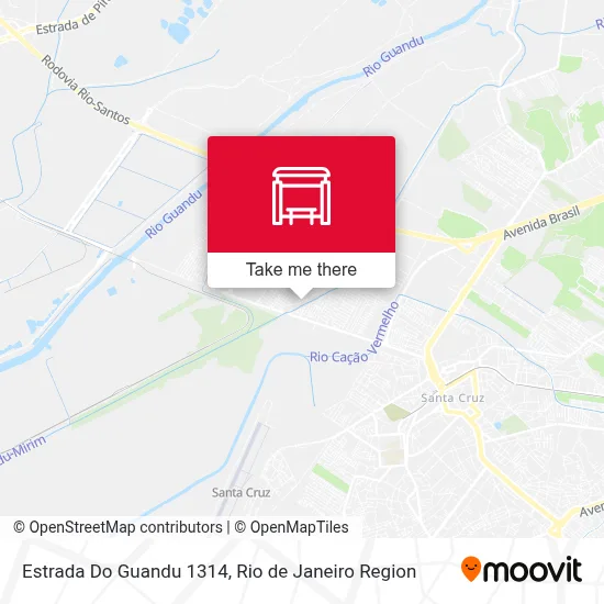 Estrada Do Guandu 1314 map