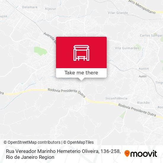 Rua Vereador Marinho Hemeterio Oliveira, 136-258 map