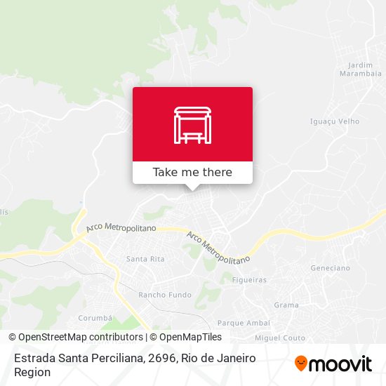 Estrada Santa Perciliana, 2696 map