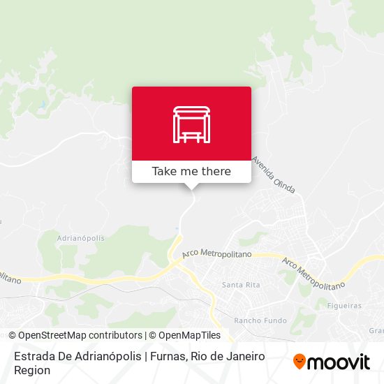 Estrada De Adrianópolis | Furnas map