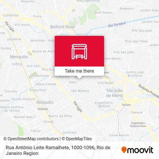 Rua Antônio Leite Ramalhete, 1000-1096 map