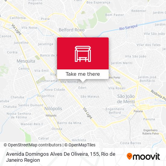 Avenida Domingos Alves De Oliveira, 155 map