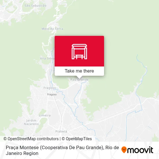 Praça Montese (Cooperativa De Pau Grande) map