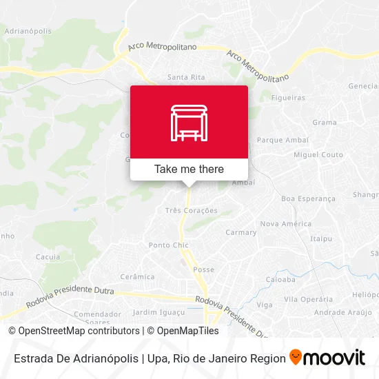 Estrada De Adrianópolis | Upa map
