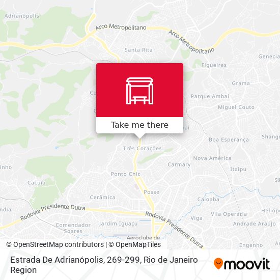 Estrada De Adrianópolis, 269-299 map
