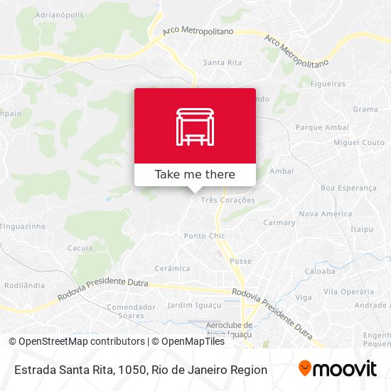 Estrada Santa Rita, 1050 map