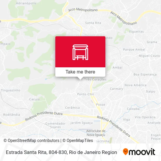 Estrada Santa Rita, 804-830 map