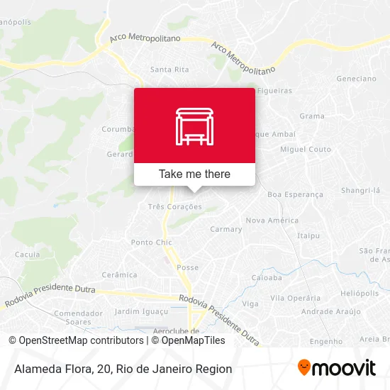 Alameda Flora, 20 map