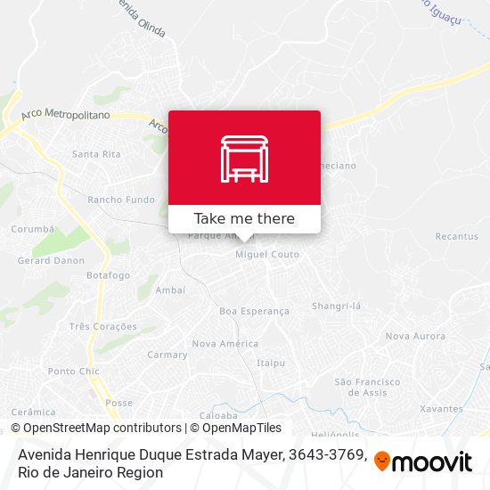 Avenida Henrique Duque Estrada Mayer, 3643-3769 map