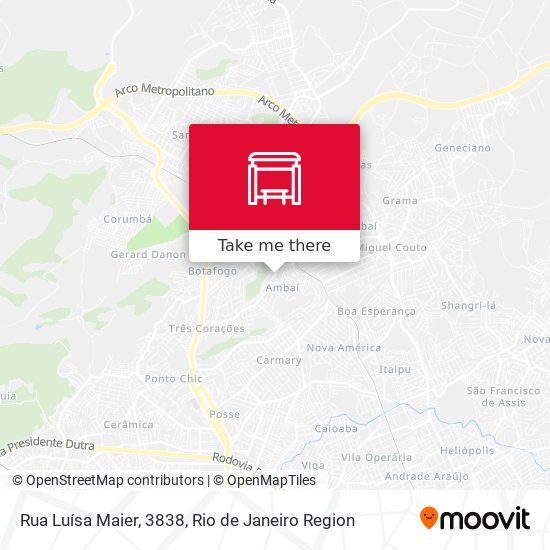Rua Luísa Maier, 3838 map
