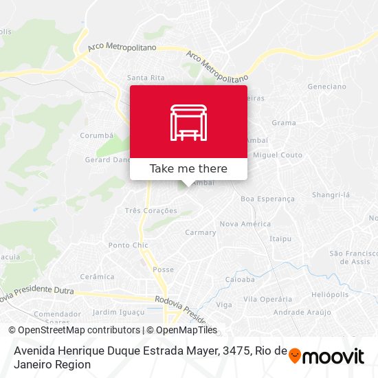Avenida Henrique Duque Estrada Mayer, 3475 map