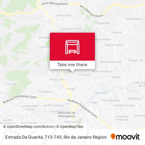 Estrada Da Guaritá, 713-743 map