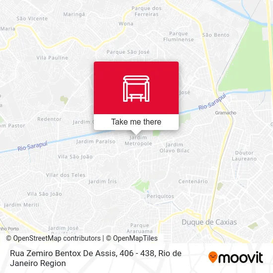 Rua Zemiro Bentox De Assis, 406 - 438 map