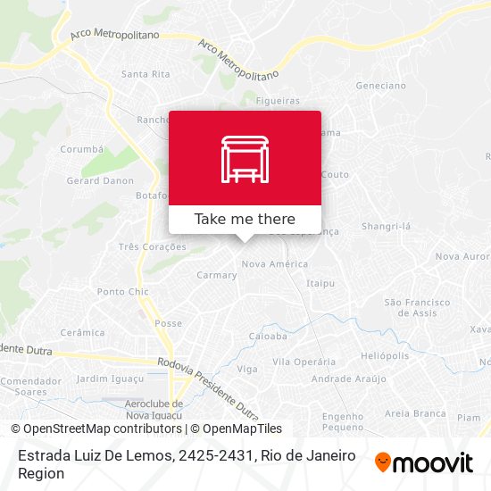 Estrada Luiz De Lemos, 2425-2431 map