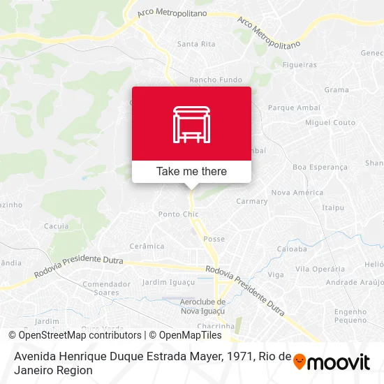 Avenida Henrique Duque Estrada Mayer, 1971 map