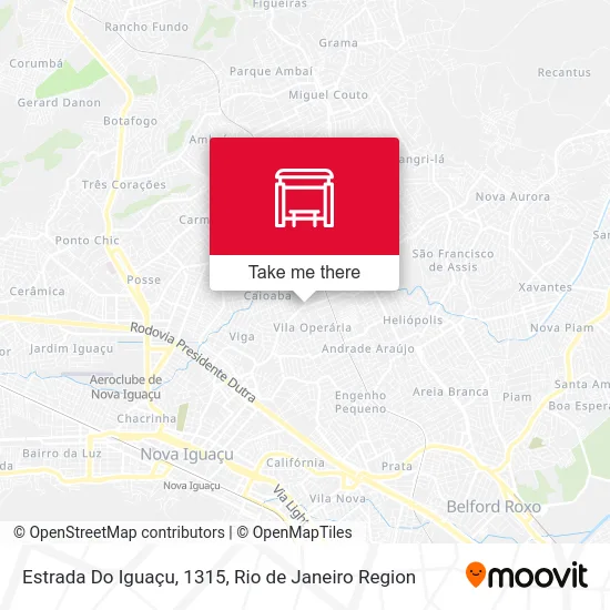 Estrada Do Iguaçu, 1315 map