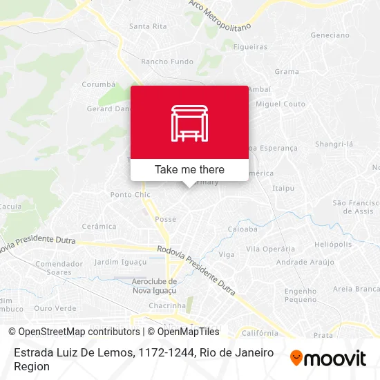 Estrada Luiz De Lemos, 1172-1244 map