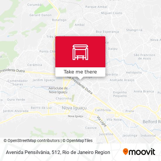 Avenida Pensilvânia, 512 map