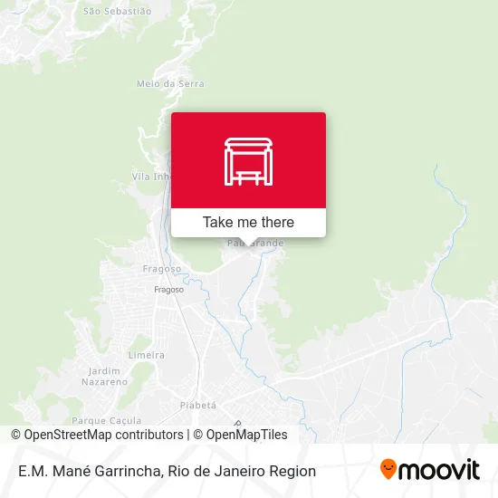 E.M. Mané Garrincha map