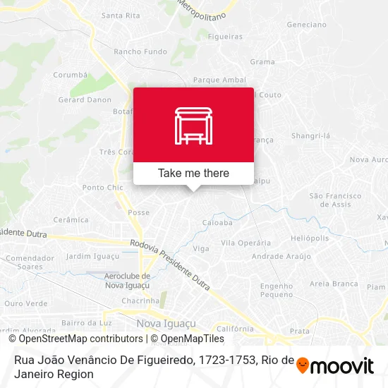 Rua João Venâncio De Figueiredo, 1723-1753 map
