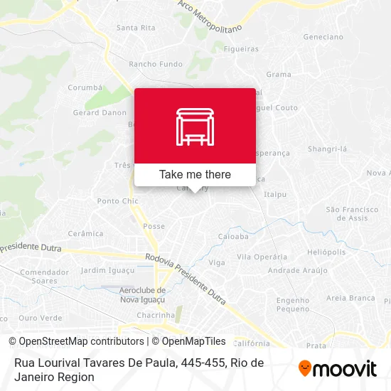 Rua Lourival Tavares De Paula, 445-455 map