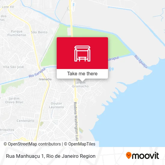 Rua Manhuaçu 1 map