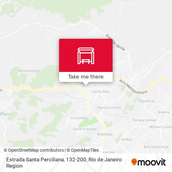 Estrada Santa Perciliana, 132-200 map