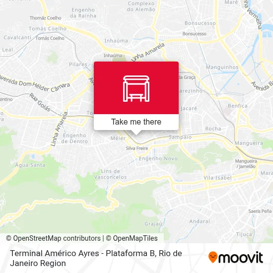 Terminal Américo Ayres - Plataforma B map