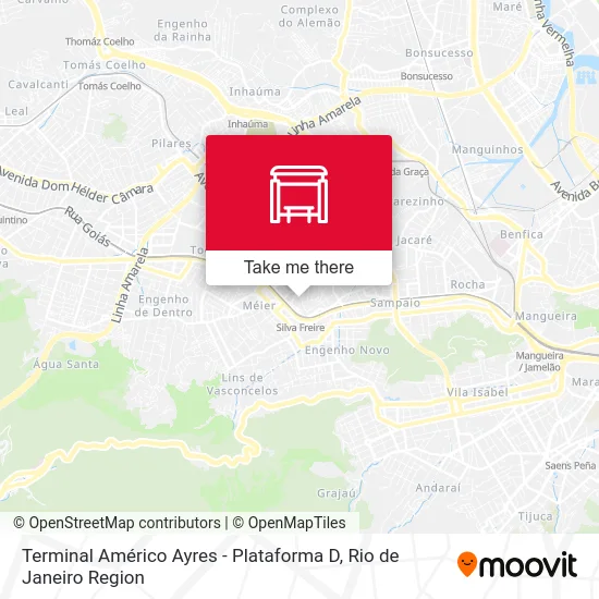 Terminal Américo Ayres - Plataforma D map