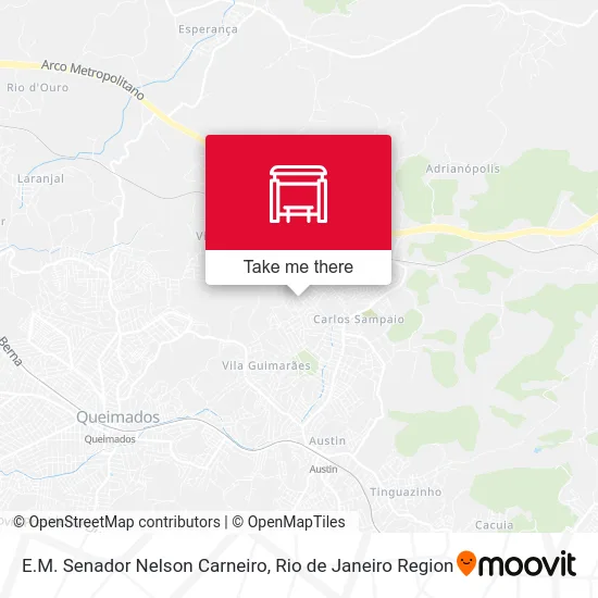 E.M. Senador Nelson Carneiro map