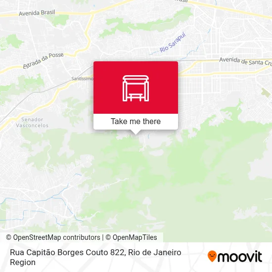 Rua Capitão Borges Couto 822 map