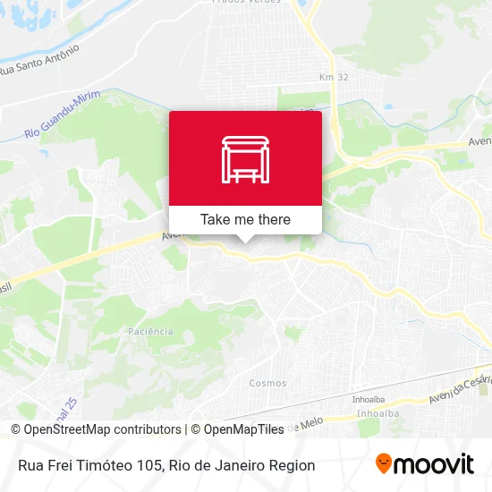 Rua Frei Timóteo 105 map
