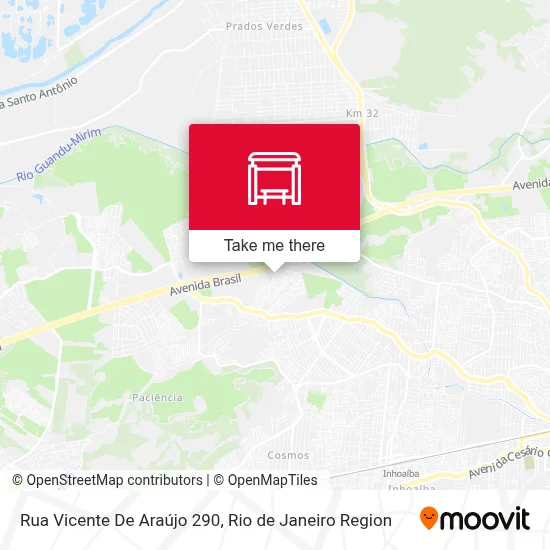 Rua Vicente De Araújo 290 map