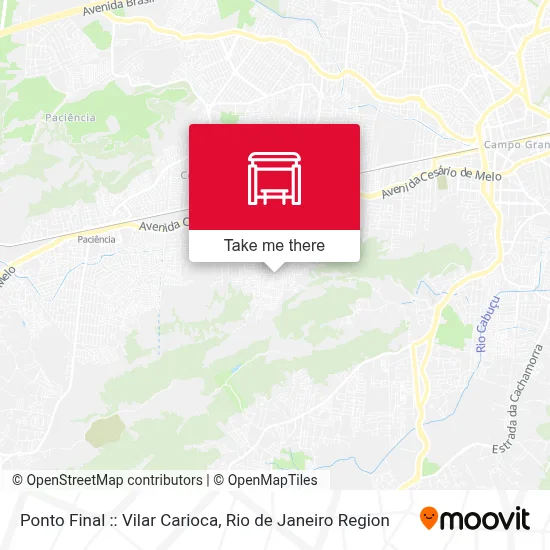 Ponto Final :: Vilar Carioca map