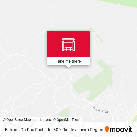 Estrada Do Pau Rachado, 800 map