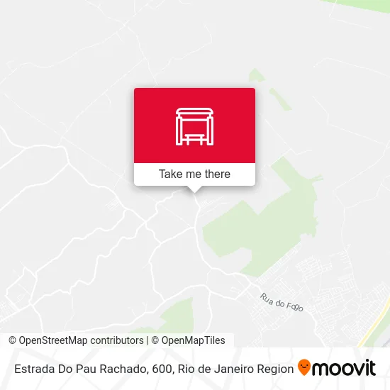 Estrada Do Pau Rachado, 600 map