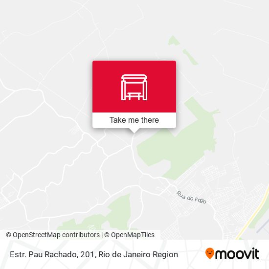 Estr. Pau Rachado, 201 map