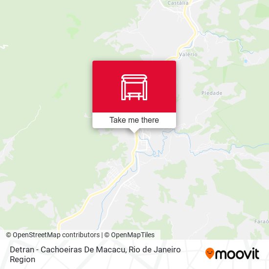 Detran - Cachoeiras De Macacu map