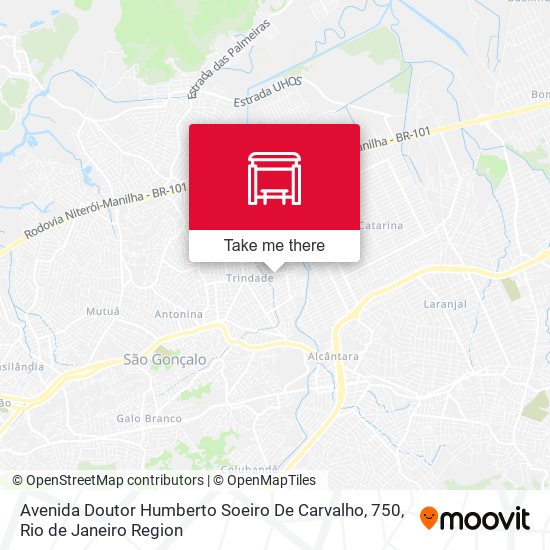 Avenida Doutor Humberto Soeiro De Carvalho, 750 map