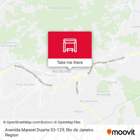 Mapa Avenida Manoel Duarte 33-129