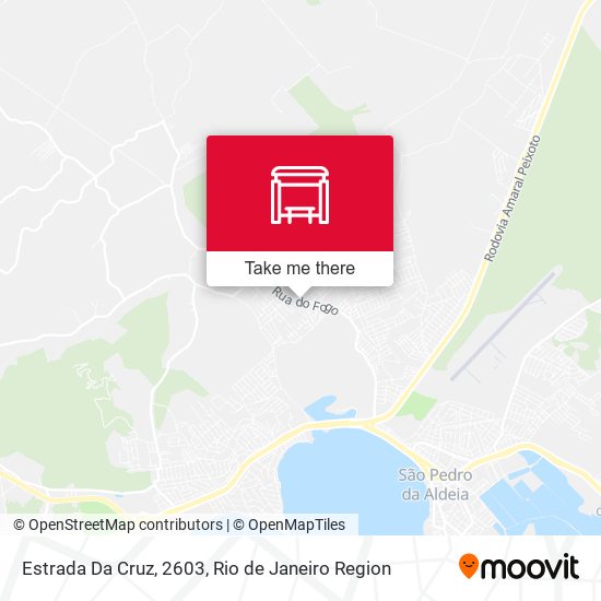 Estrada Da Cruz, 2603 map