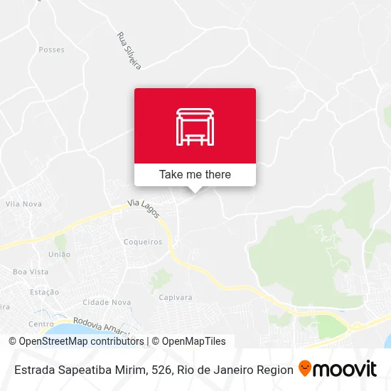 Estrada Sapeatiba Mirim, 526 map