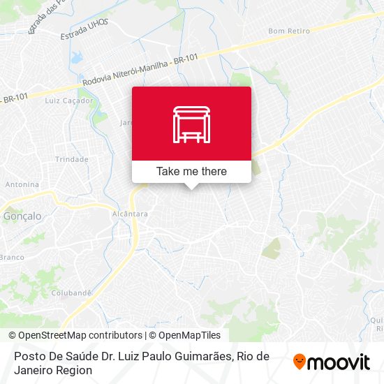 Posto De Saúde Dr. Luiz Paulo Guimarães map