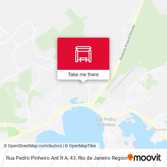 Rua Pedro Pinheiro Ant R A, 43 map