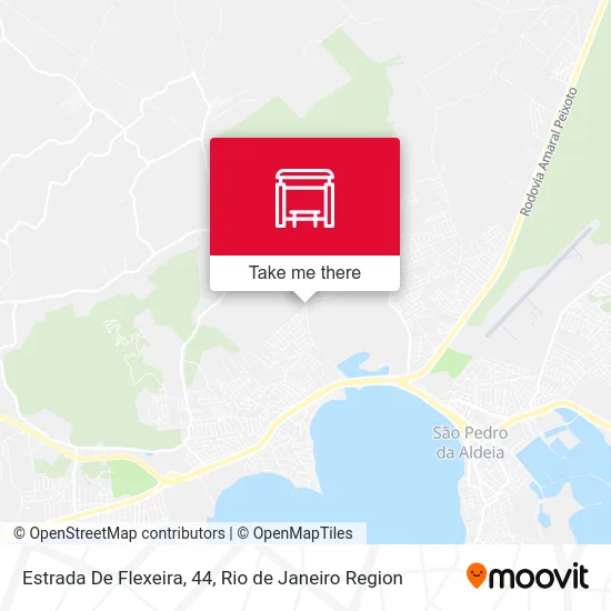 Estrada De Flexeira, 44 map