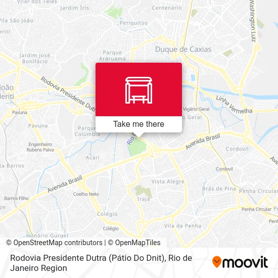 Rodovia Presidente Dutra (Pátio Do Dnit) map