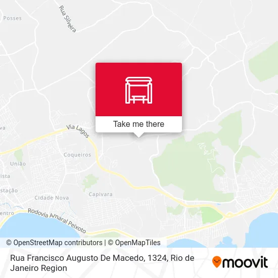 Rua Francisco Augusto De Macedo, 1324 map